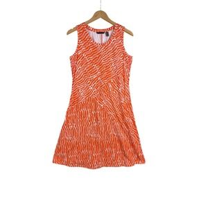 H by Halston Women's Stunning Orange Summer Dress size Small
